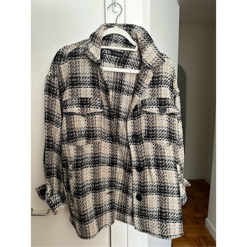 Zara flannel top